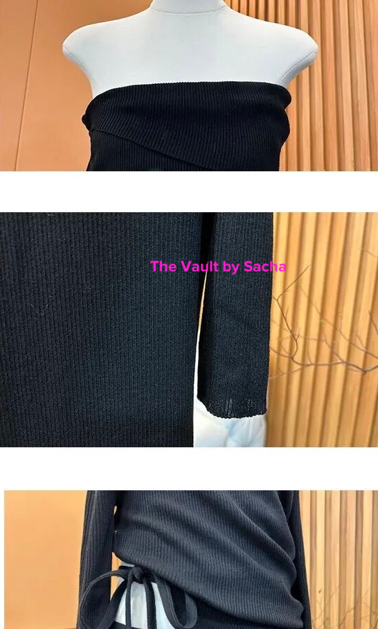 Ribbed Knit Off Shoulder Top | FINAL SALE - The Vault by Sacha