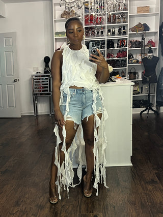 Ruffle Shell top/set - The Vault by Sacha