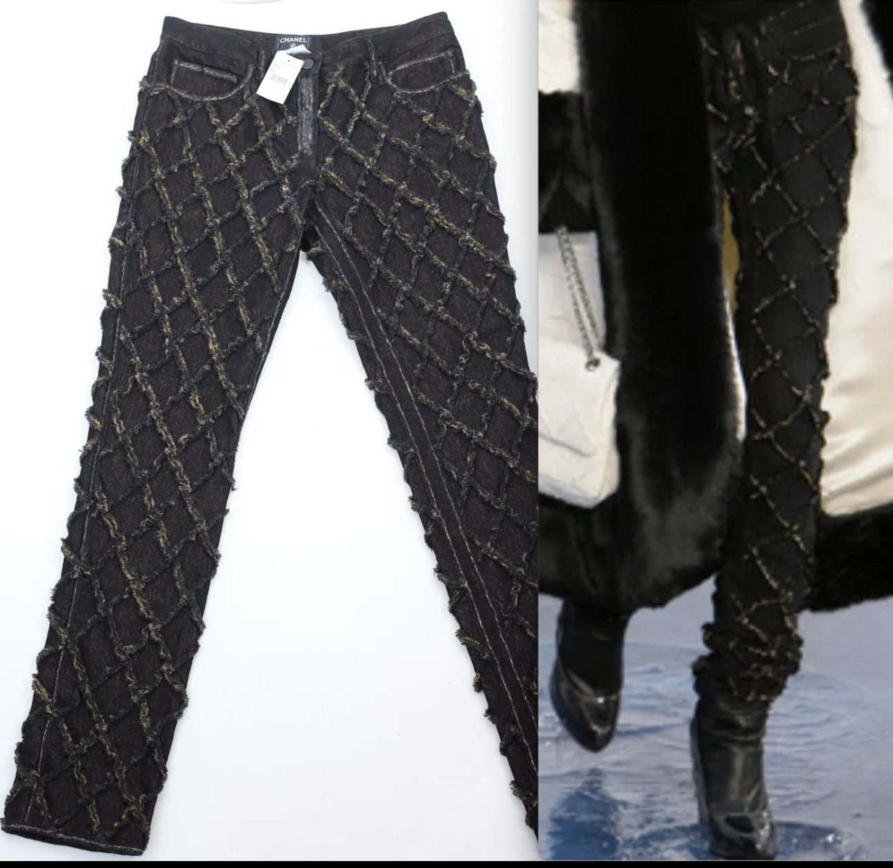 Chanel quilted  Jeans