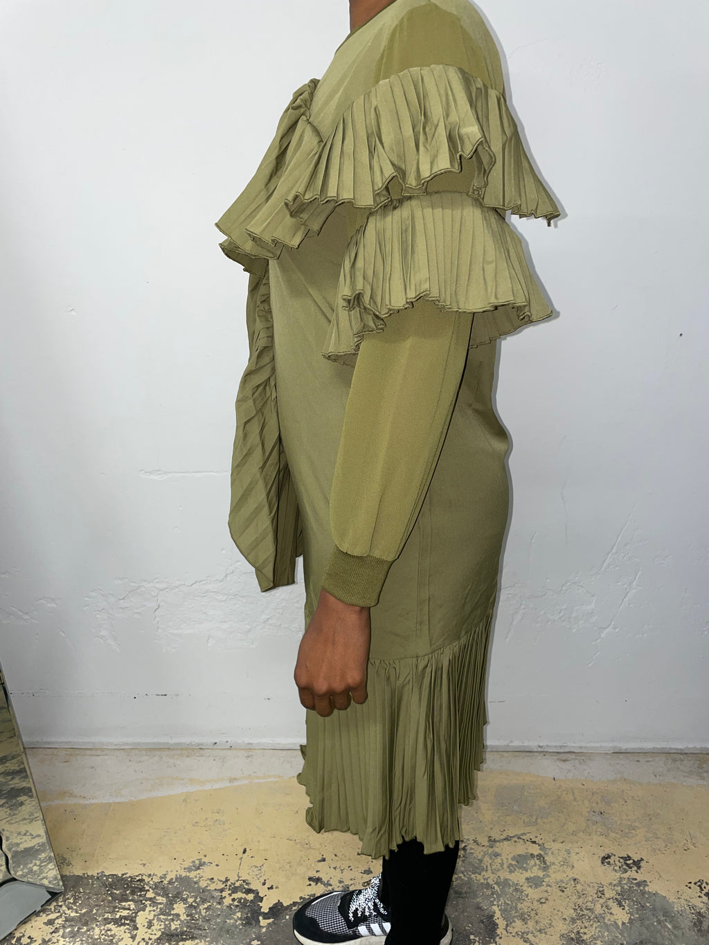 Sage Green Ruffle Dress | FINAL SALE - The Vault by Sacha