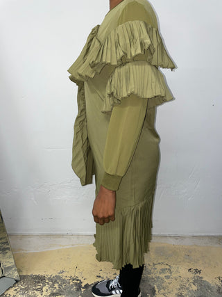 Sage Green Ruffle Dress | FINAL SALE - The Vault by Sacha