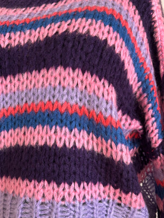 Pink Striped Sweater - The Vault by Sacha