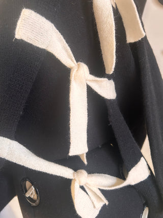 Black Lace Up Side Sweater - The Vault by Sacha