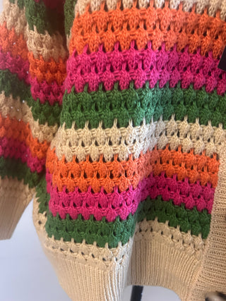 Sherbert Striped Cardigan - The Vault by Sacha