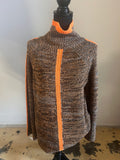 Grey/Orange Sweater - The Vault by Sacha
