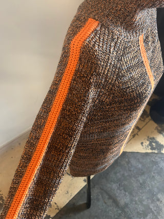 Grey/Orange Sweater - The Vault by Sacha