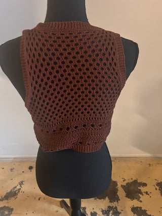 Crochet Flower Sweater - The Vault by Sacha