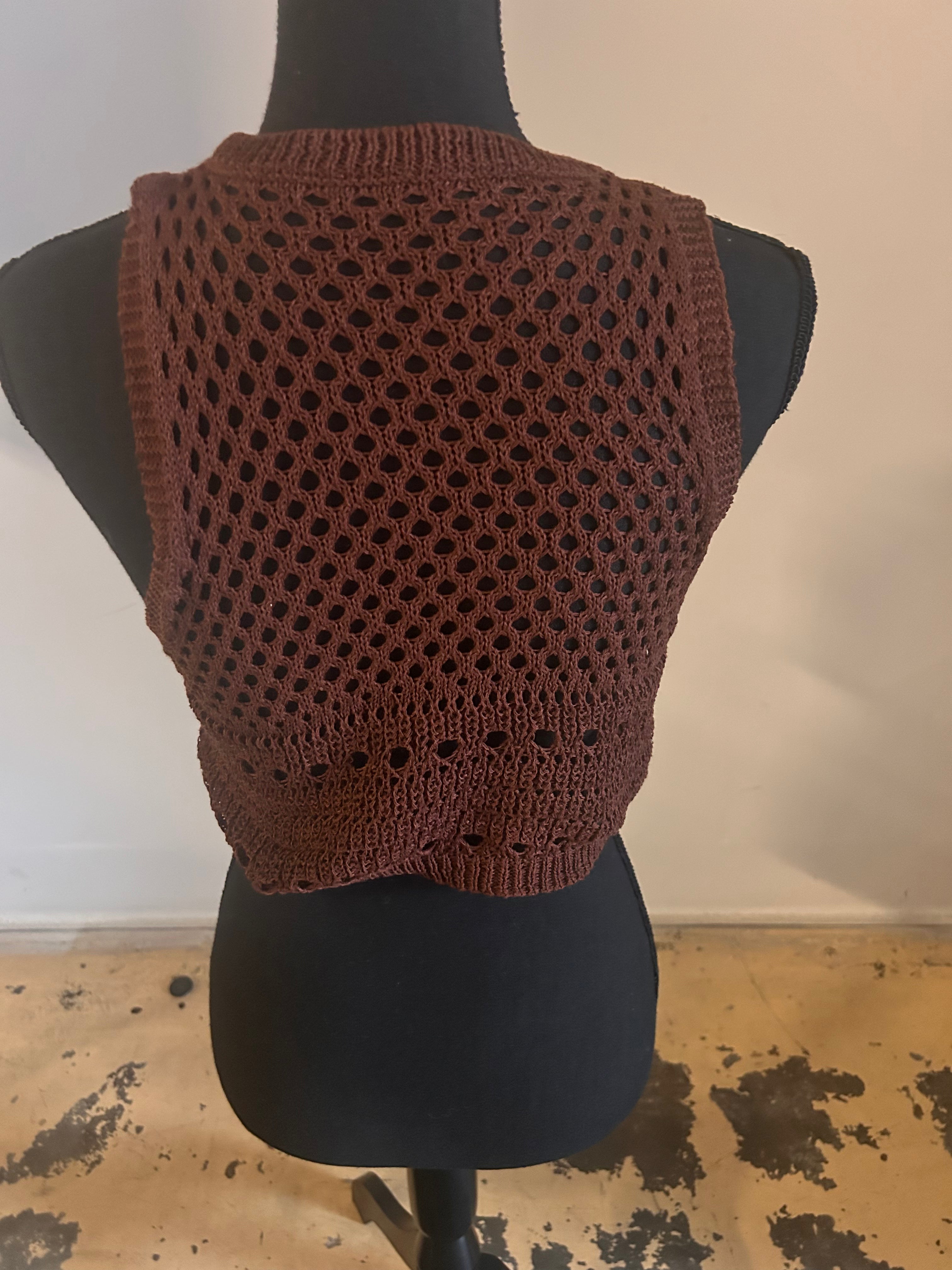 Crochet Flower Sweater - The Vault by Sacha