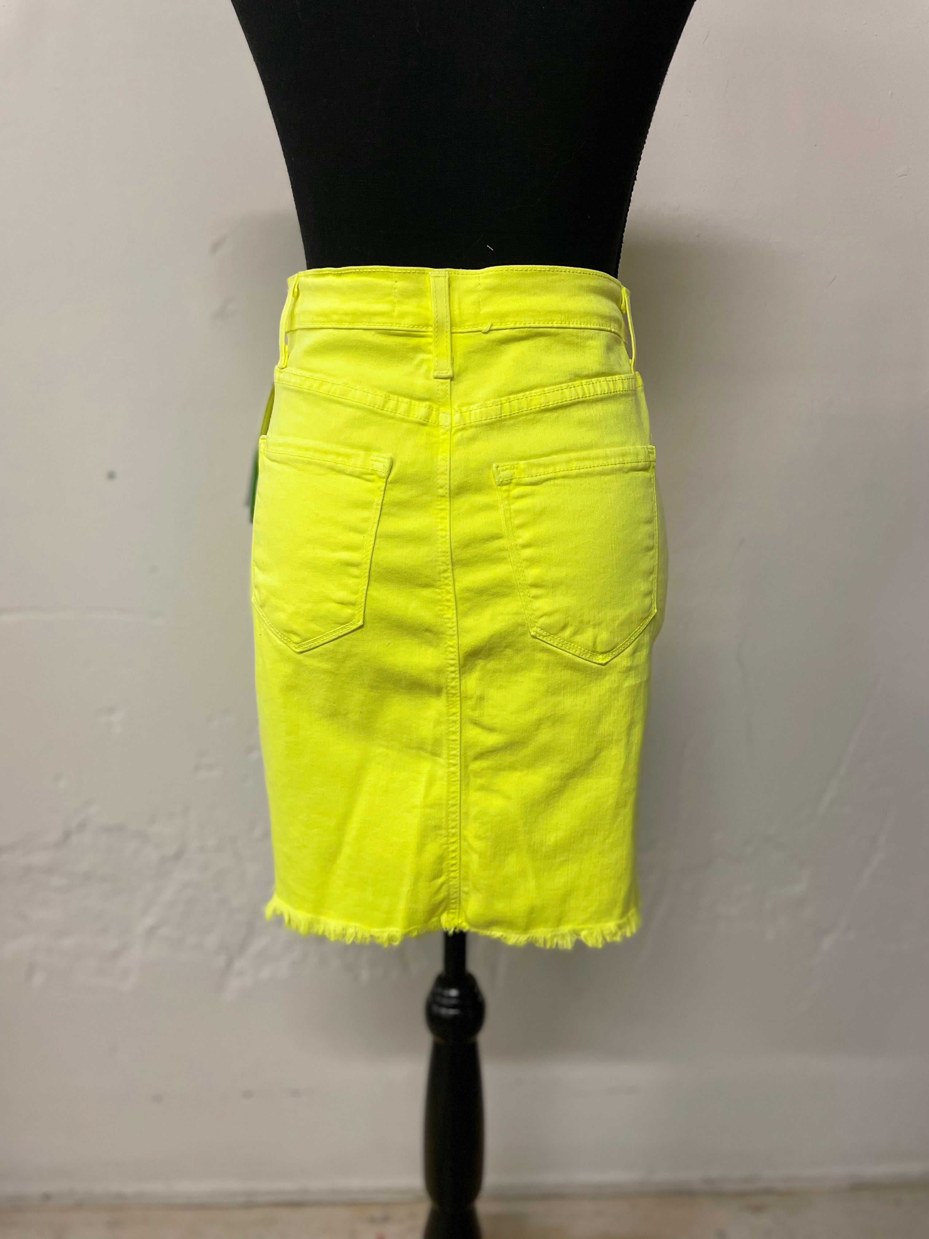 Neon Denim Skirt | FINAL SALE - The Vault by Sacha