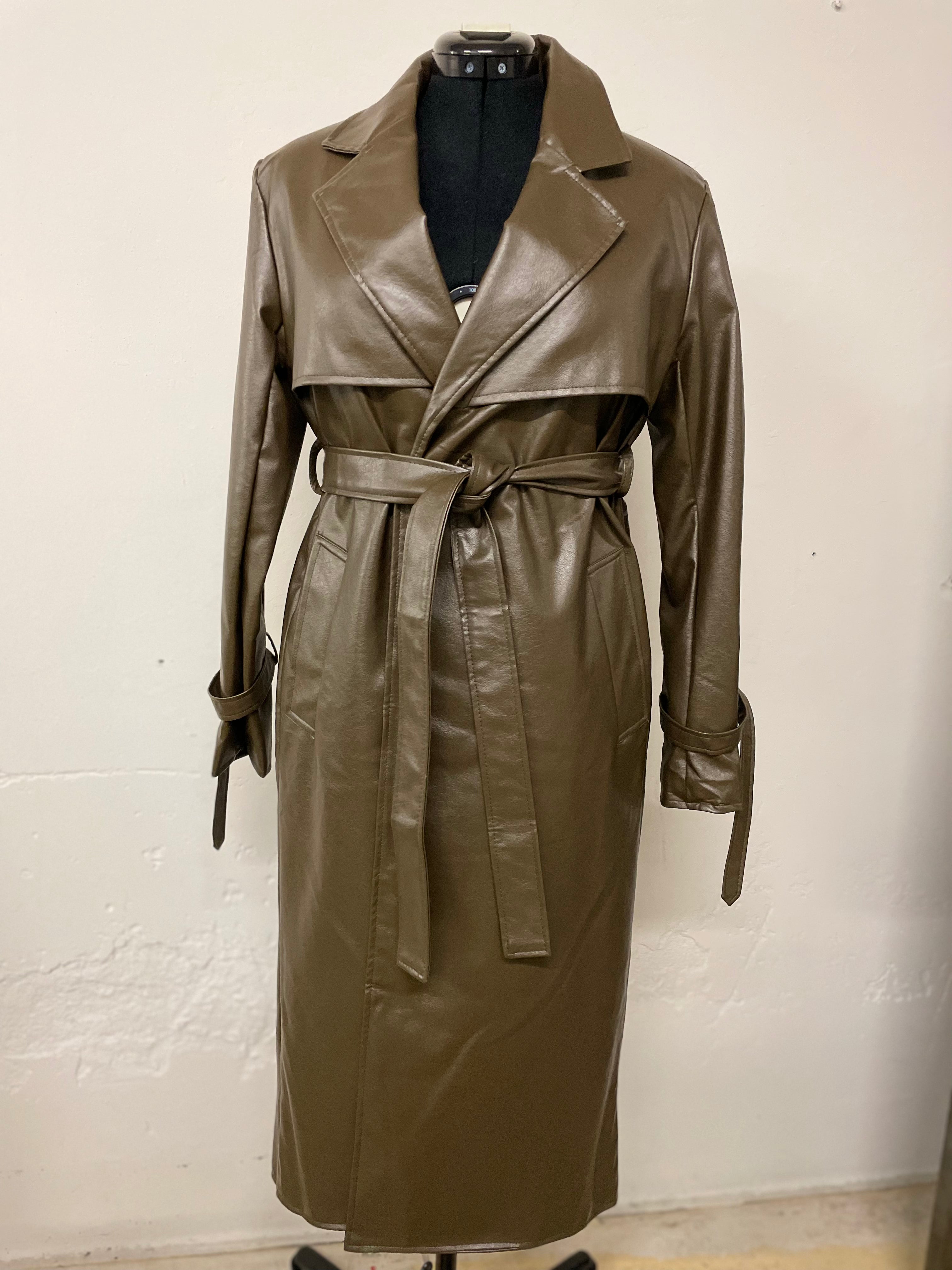 Chocolate Brown Trench
