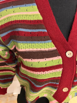 Multi Color Stripe Sweater - The Vault by Sacha