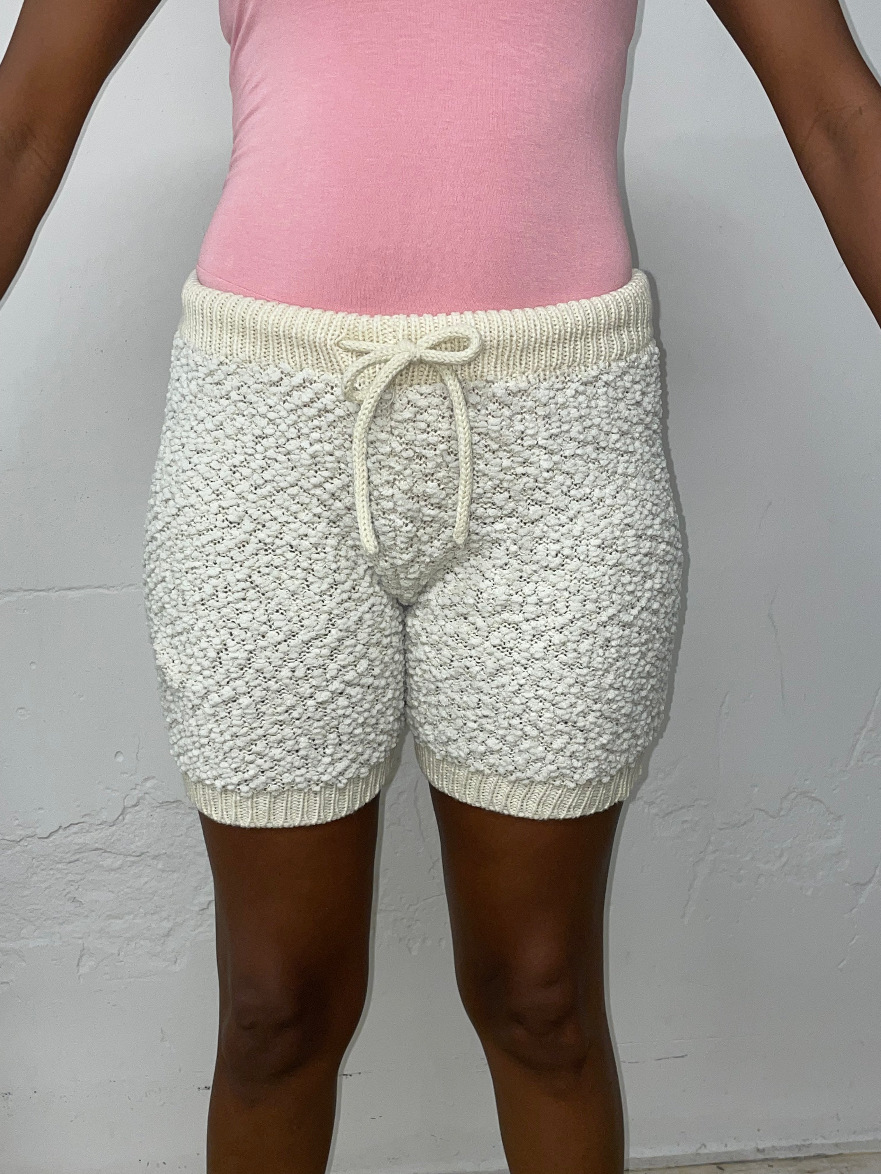 Popcorn Knit Shorts