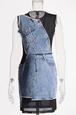 Shadowline Denim Dress - The Vault by Sacha