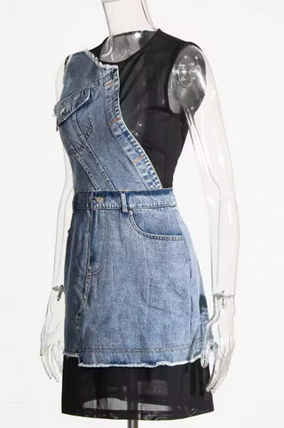 Shadowline Denim Dress - The Vault by Sacha