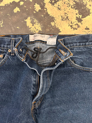Custom Denim Drawstring Split Leg Jeans II Size 32 (6/8) - The Vault by Sacha