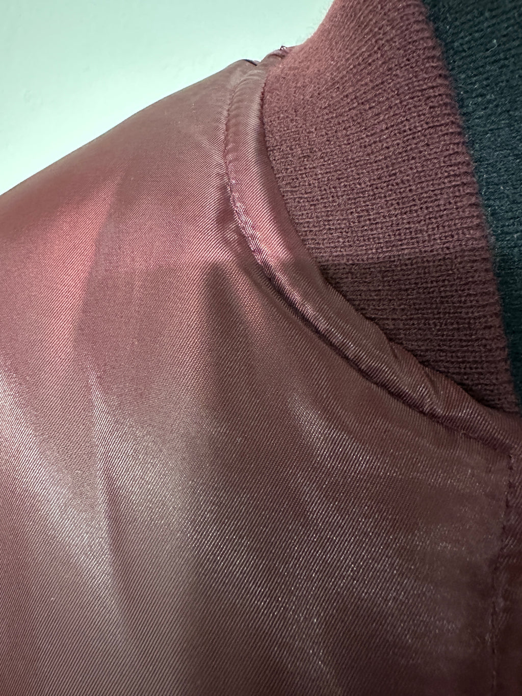 Maroon Bomber flight jacket - The Vault by Sacha