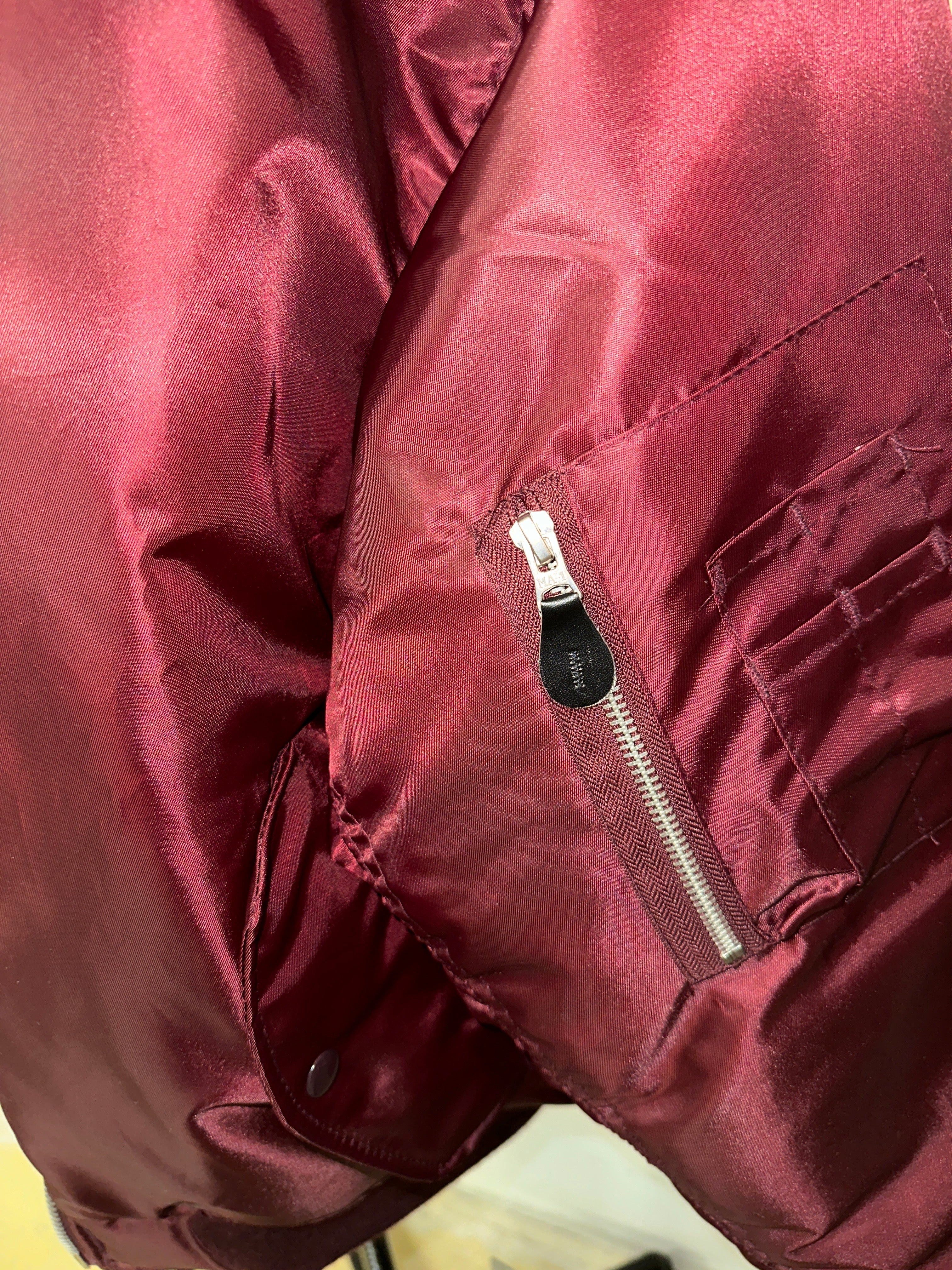 Maroon Bomber flight jacket - The Vault by Sacha