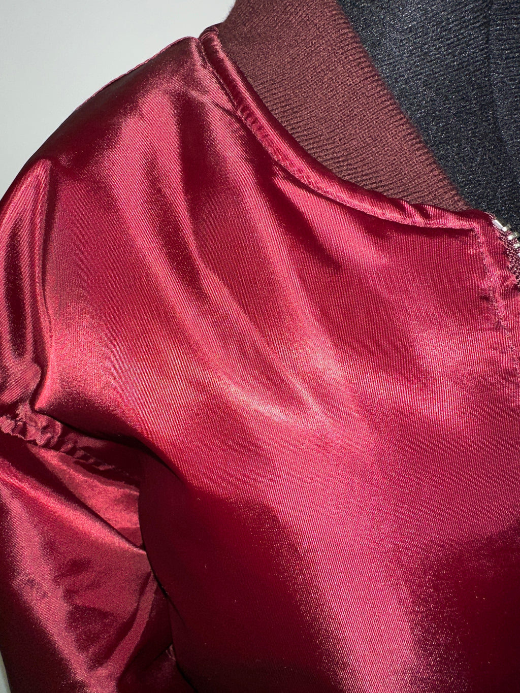 Maroon Bomber flight jacket - The Vault by Sacha