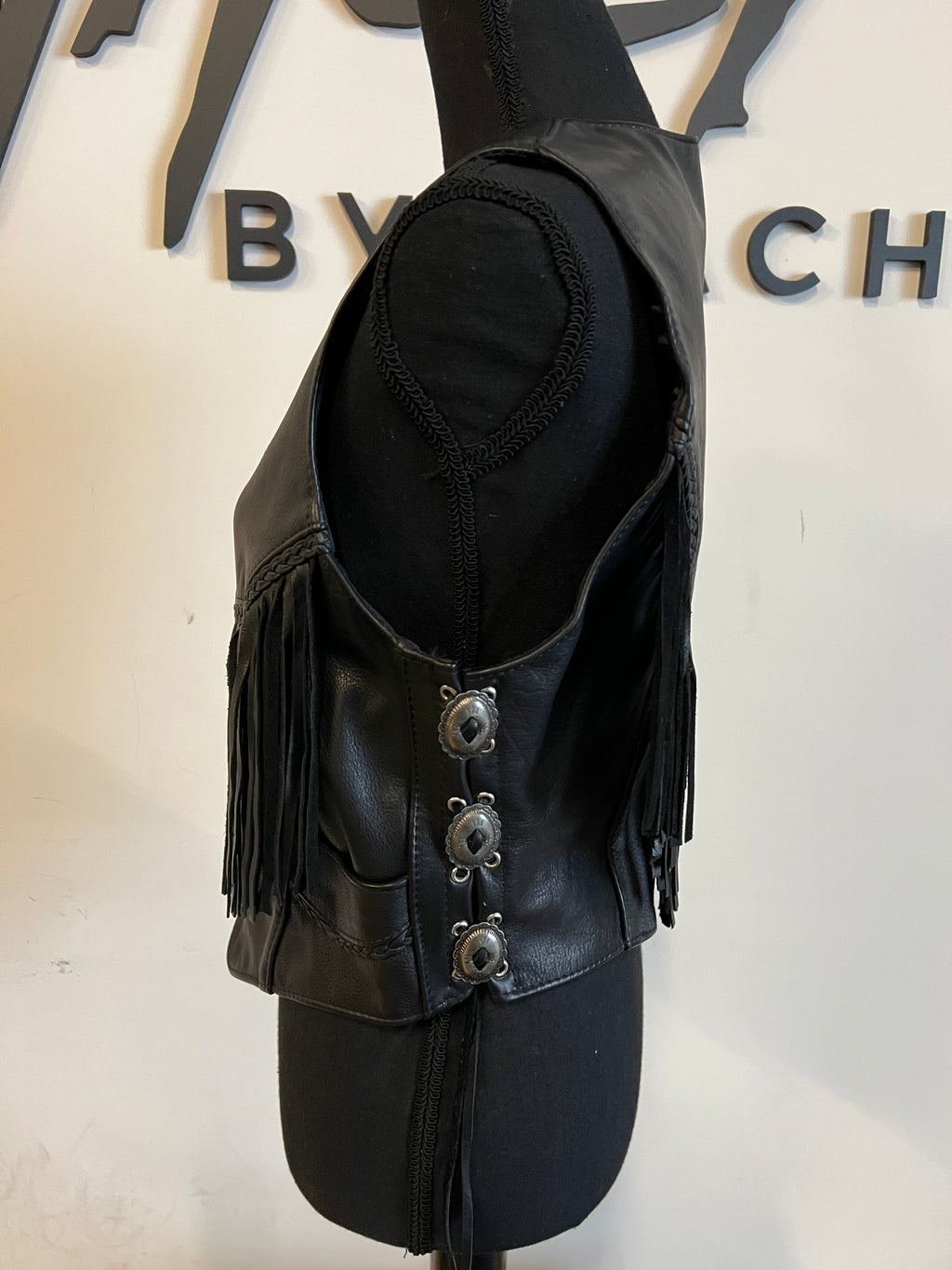 Fringe Leather Vest - The Vault by Sacha