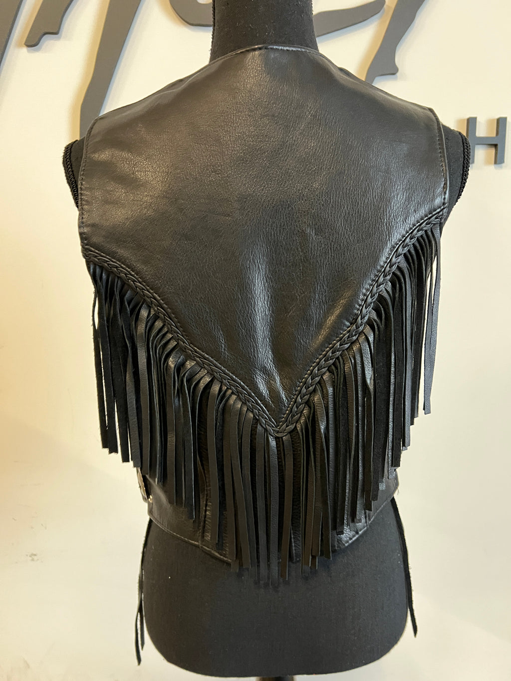 Fringe Leather Vest - The Vault by Sacha