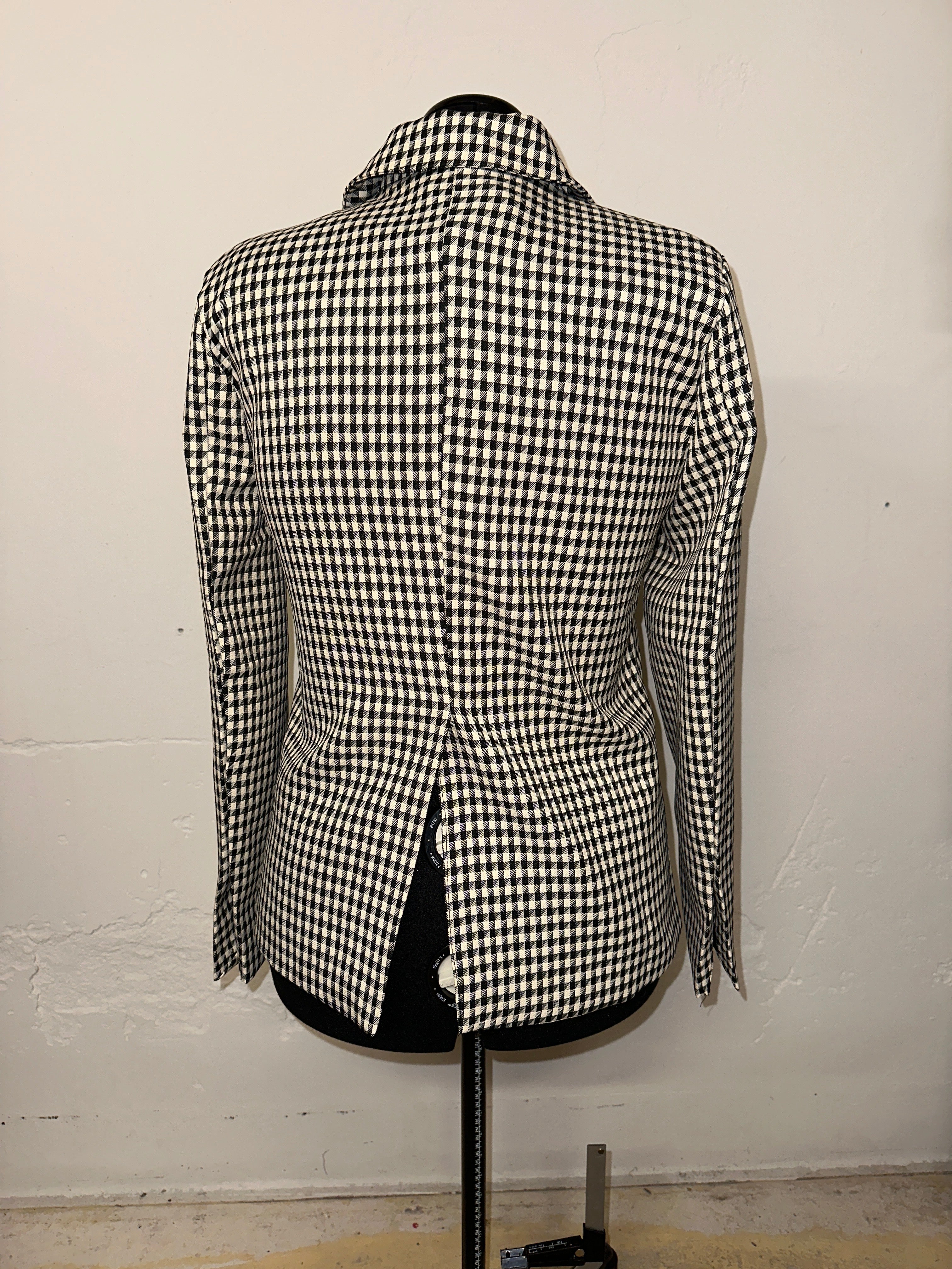 High Low Gingham Blazer| FINAL SALE - The Vault by Sacha