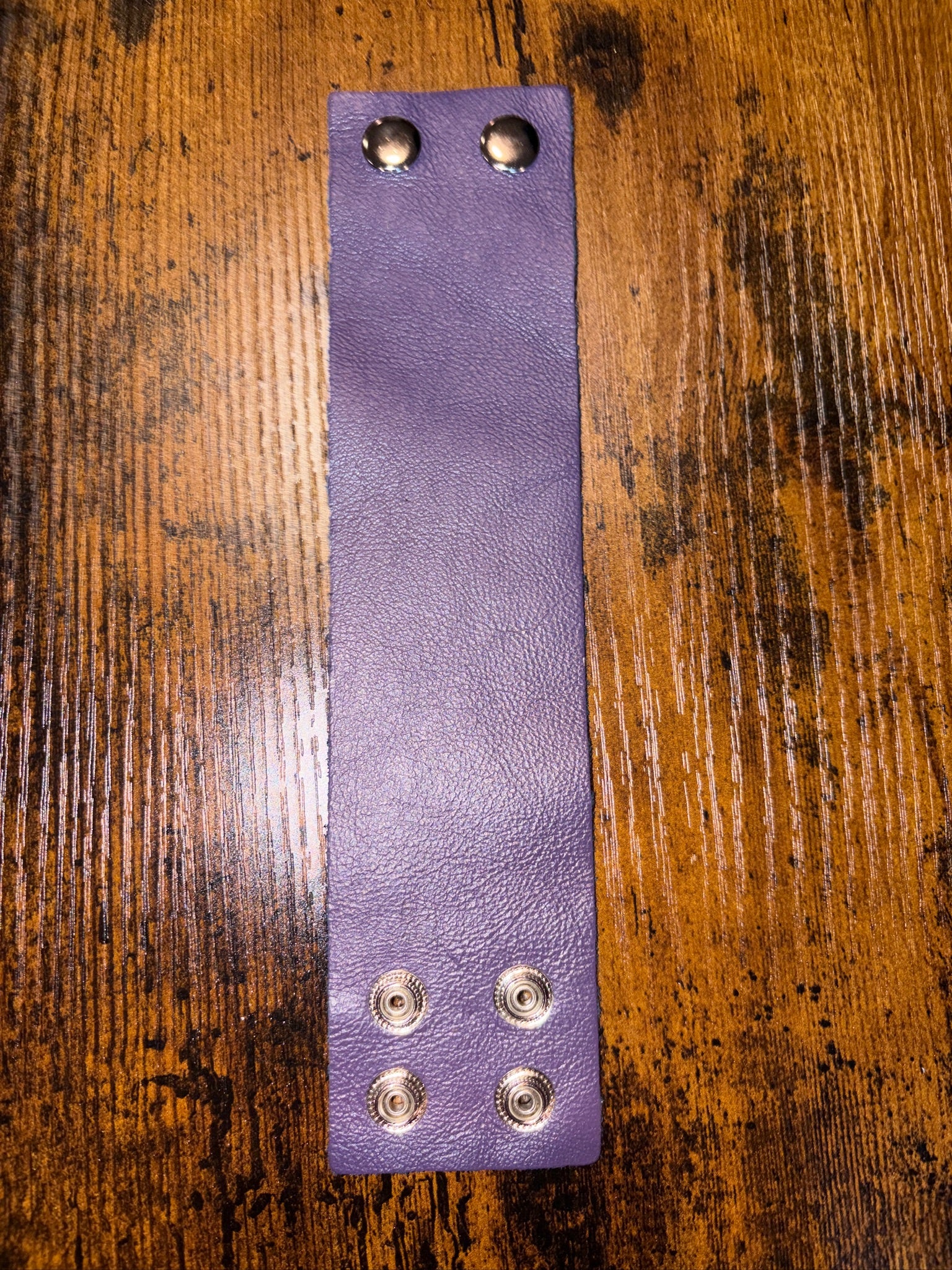 The Studded Collection - Genuine Leather Cuff Bracelet - The Vault by Sacha