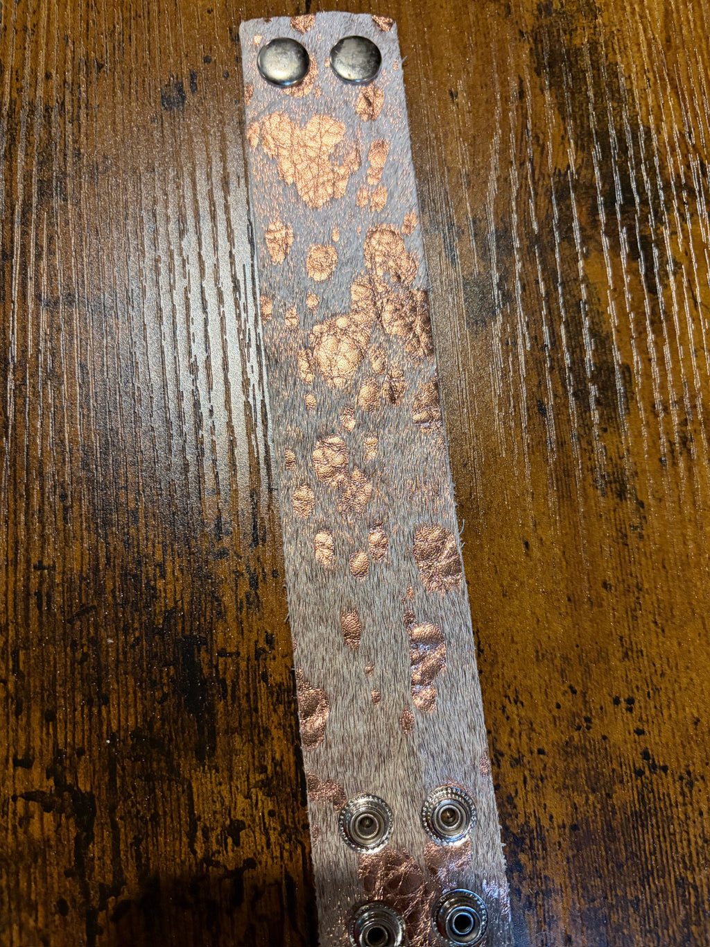 The Studded Collection - Genuine Leather Cuff Bracelet - The Vault by Sacha