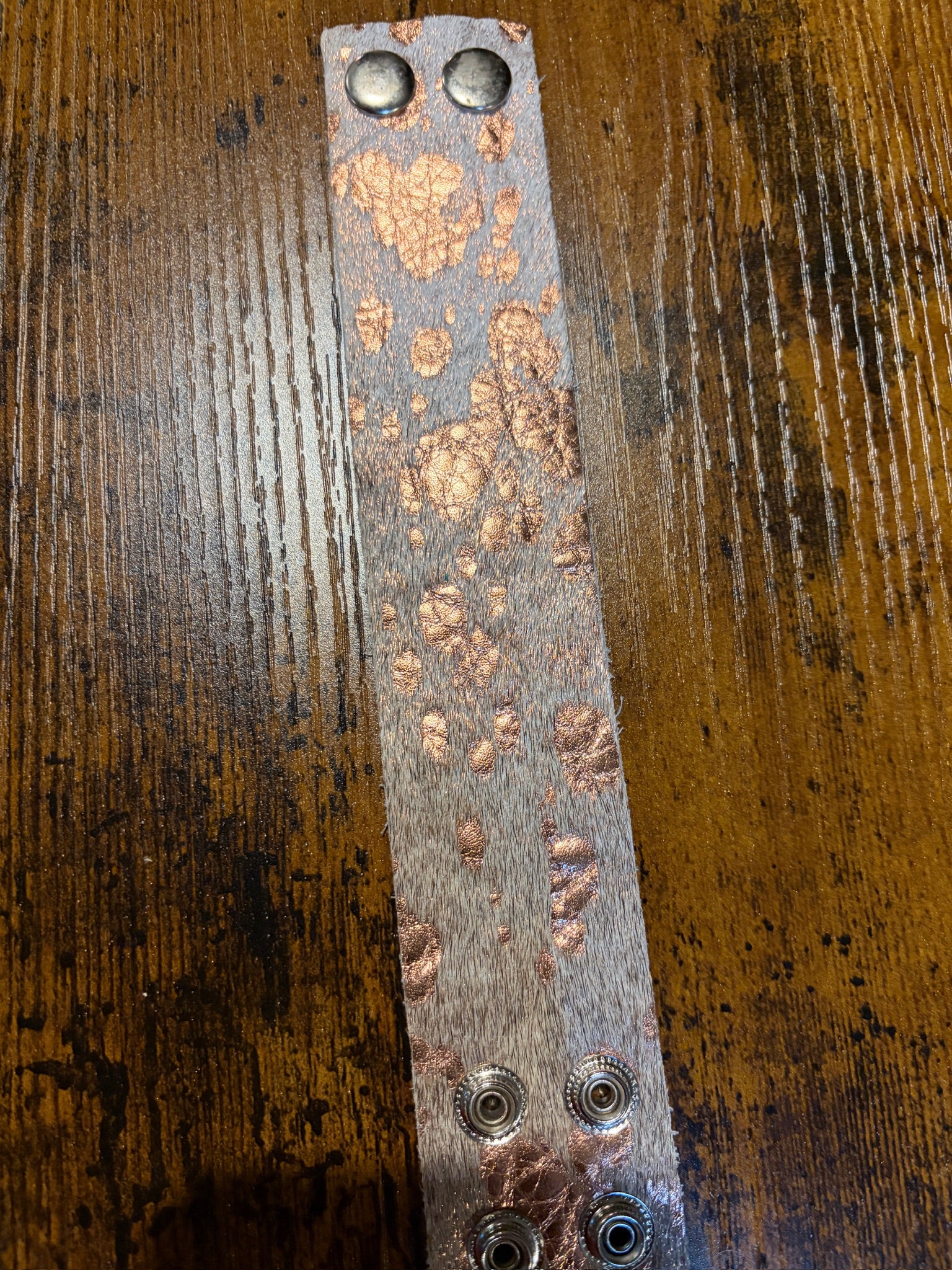 The Studded Collection - Genuine Leather Cuff Bracelet - The Vault by Sacha
