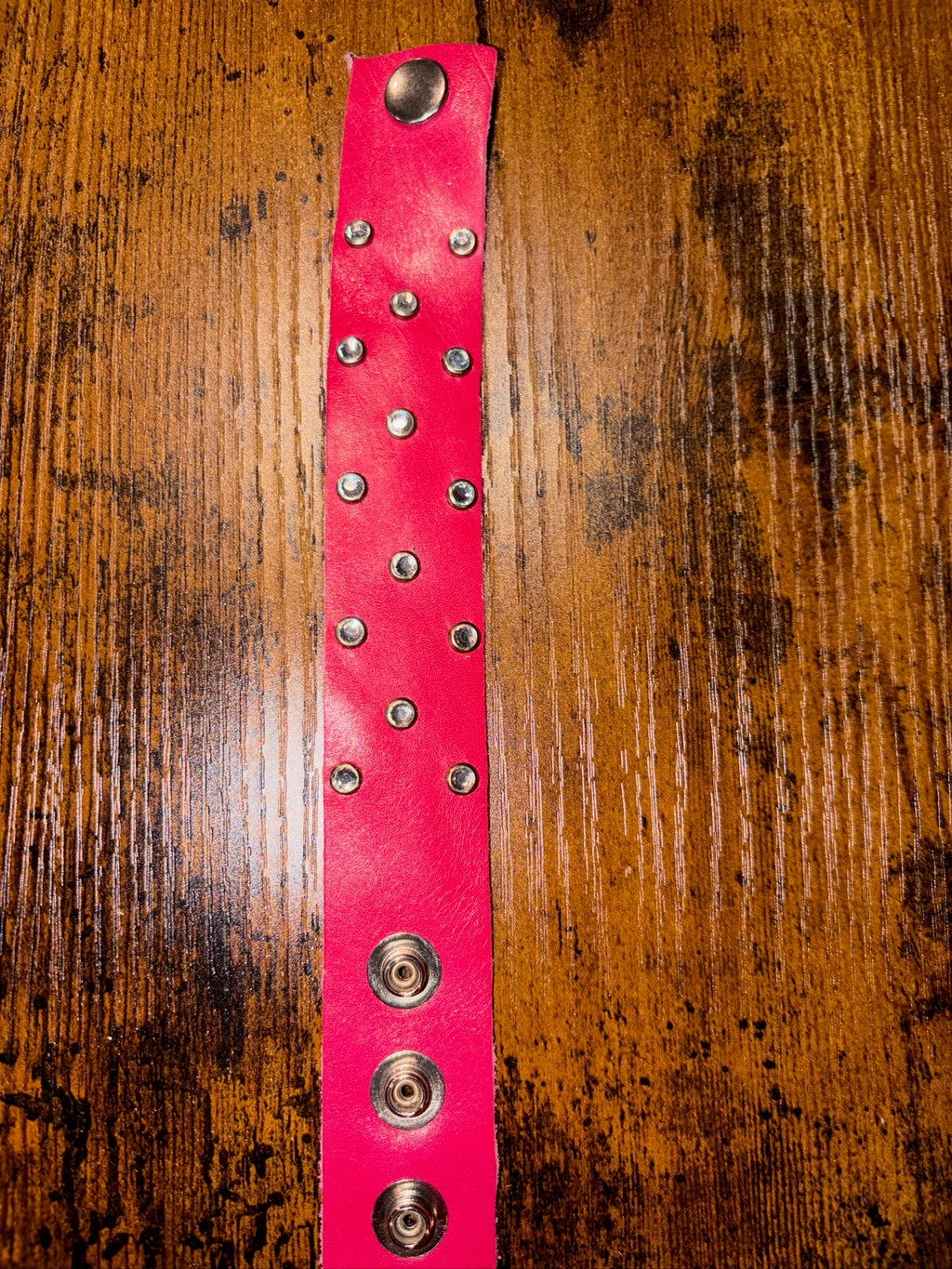 The Studded Collection - Genuine Leather Cuff Bracelet - The Vault by Sacha