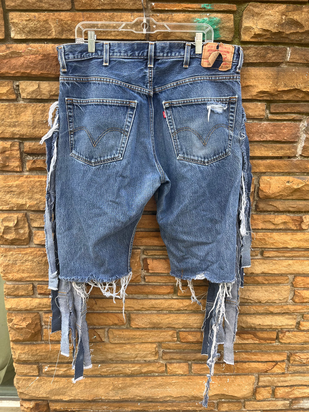 Denim Fringe Bermuda C