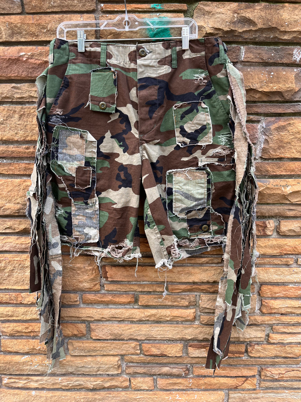 Camo Fringe Bermuda A