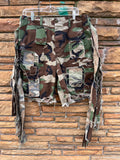 Camo Fringe Bermuda A
