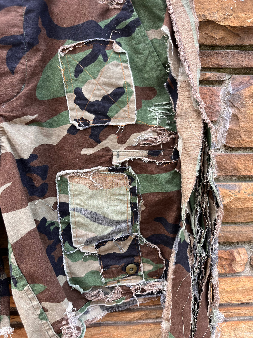 Camo Fringe Bermuda A