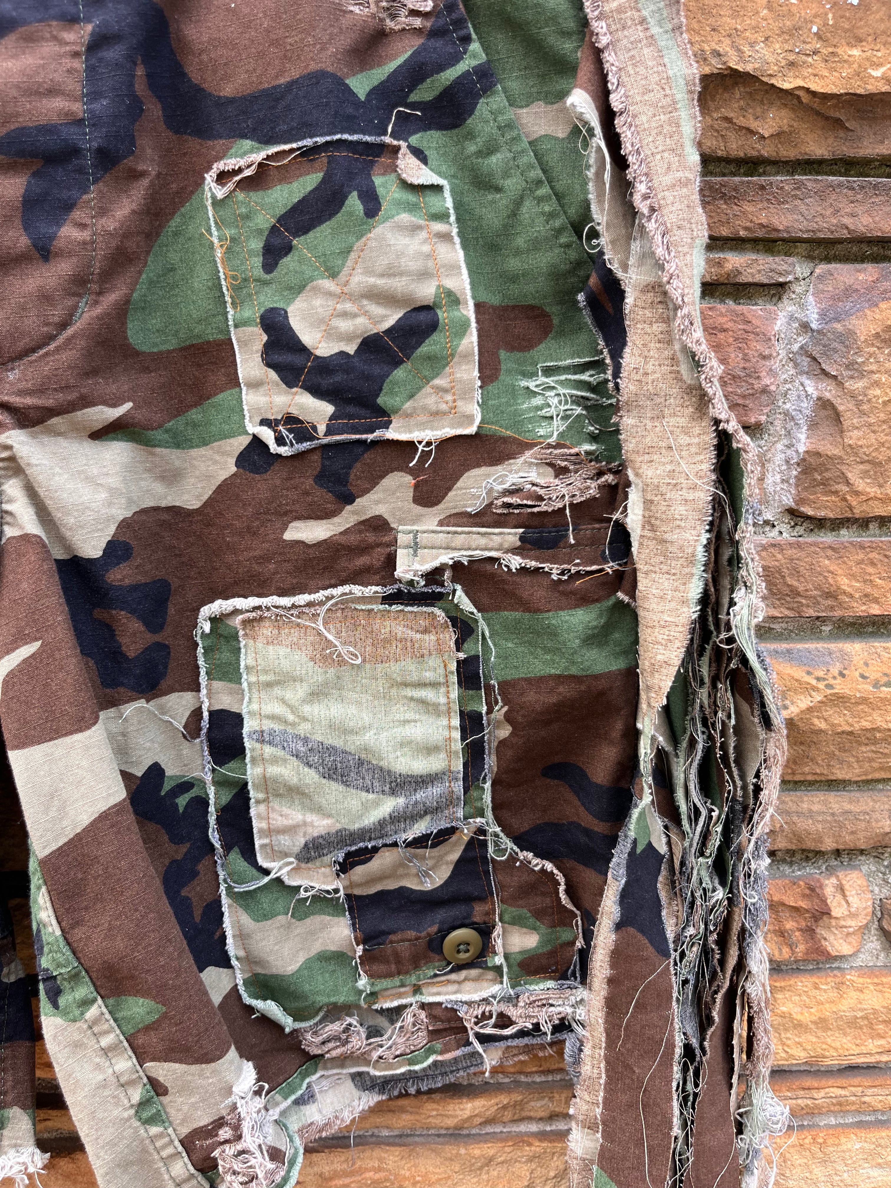 Camo Fringe Bermuda A
