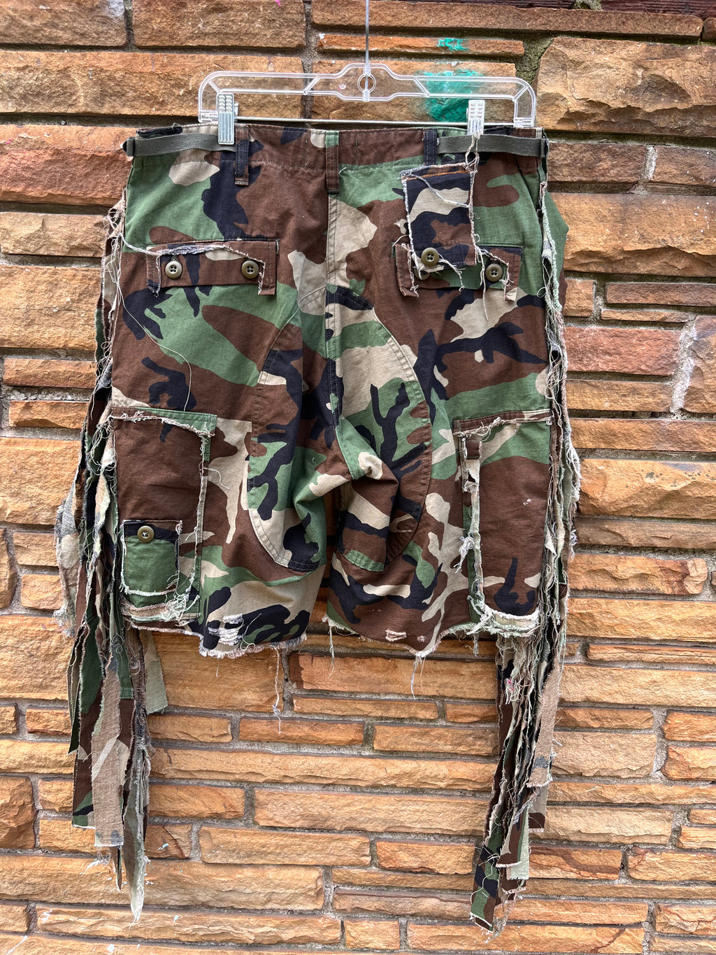 Camo Fringe Bermuda A