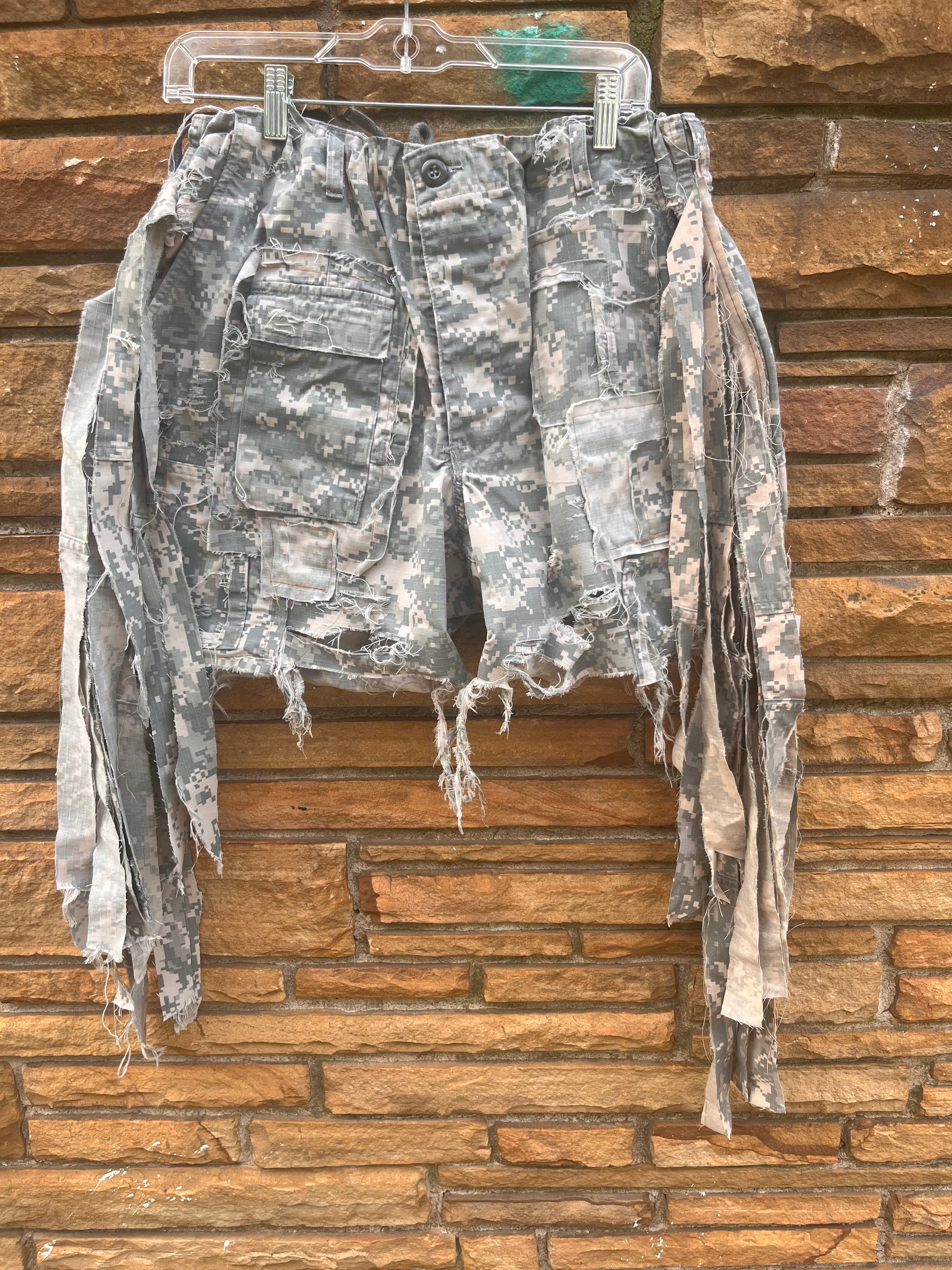 Camo Fringe Bermuda B - The Vault by Sacha