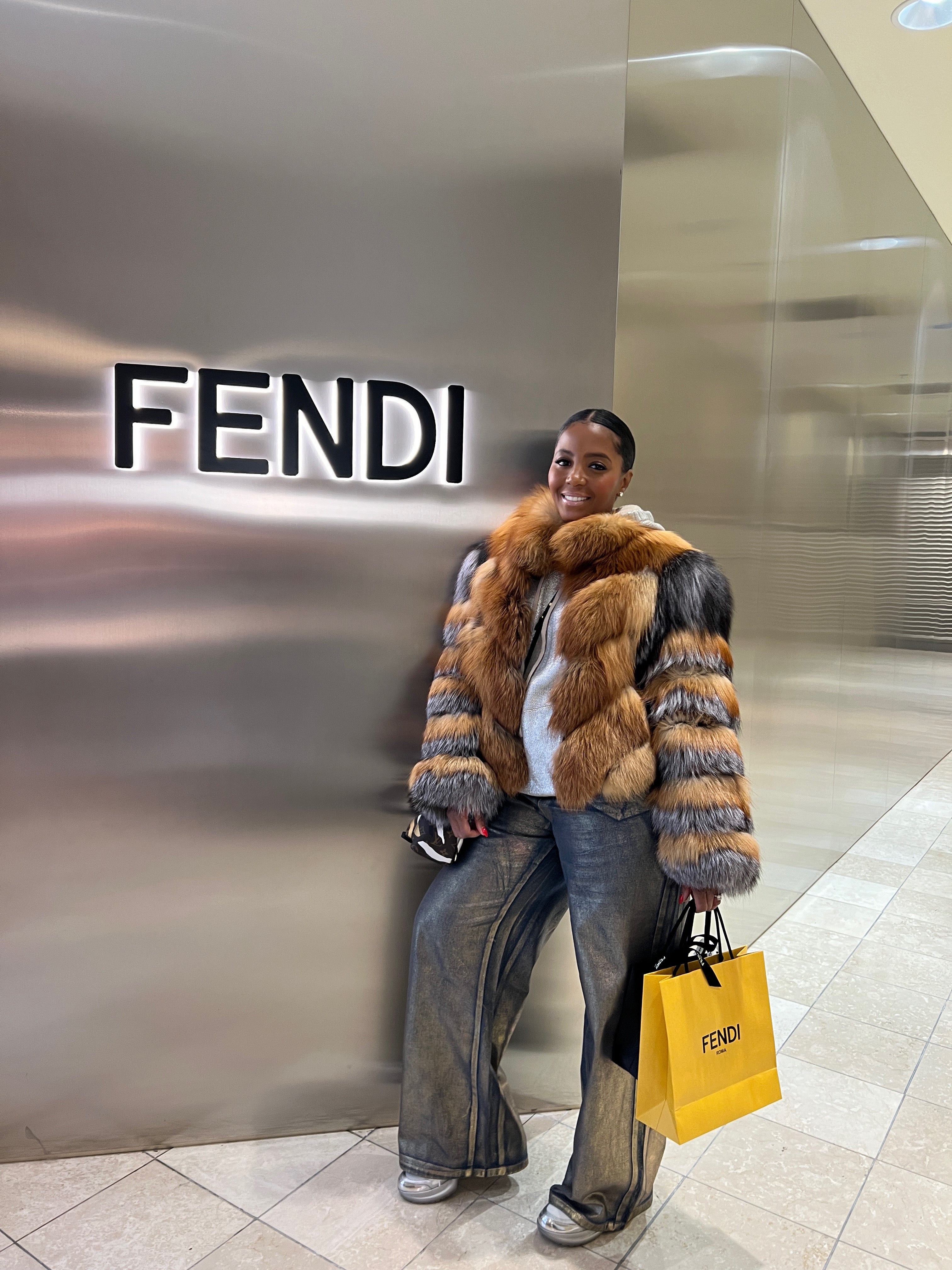 Diamonds for Breakfast Fox Fur Coat - The Vault by Sacha