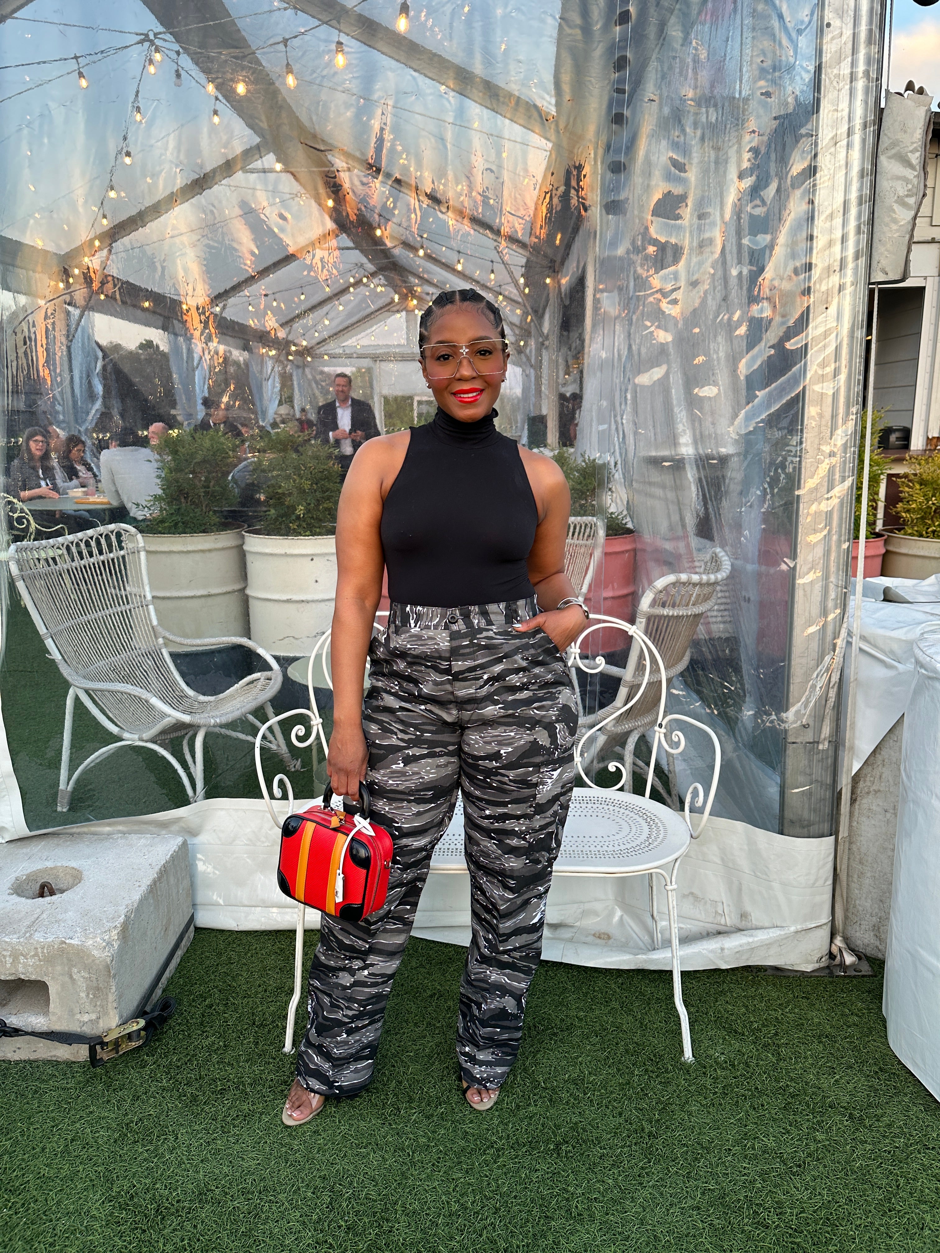 Black & White Zebra Cargo Pants - The Vault by Sacha
