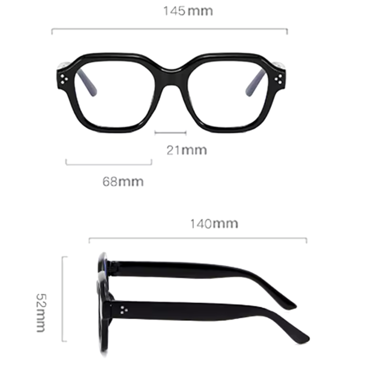 Chunky Black Frame - The Vault by Sacha