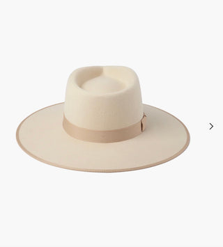 Ivory Fedora Hat - The Vault by Sacha