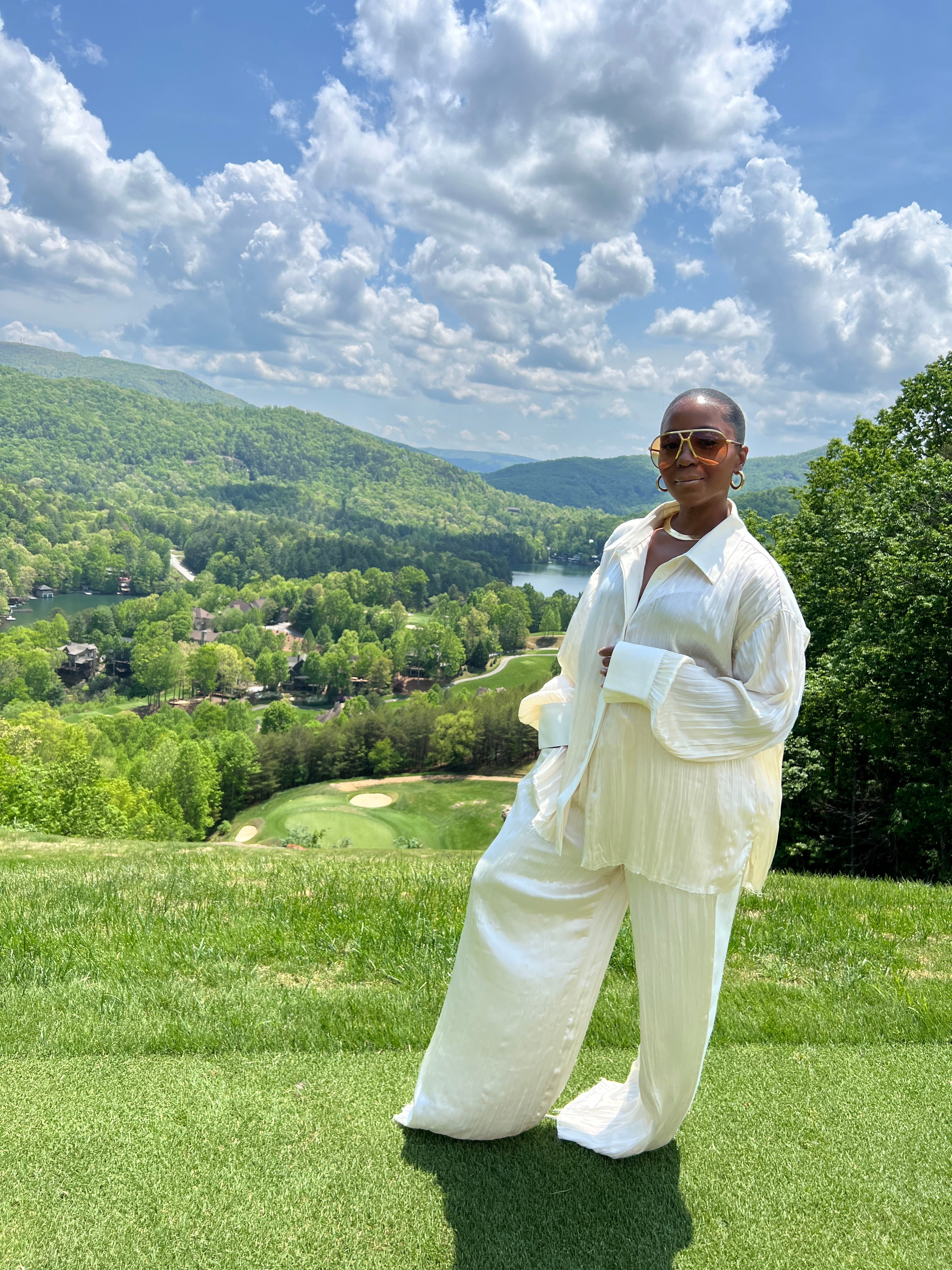 Cream Pleated Two-Piece Set - The Vault by Sacha