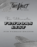 🔥 THE VAULT BY SACHA'S VENDOR'S LIST🔥 - The Vault by Sacha