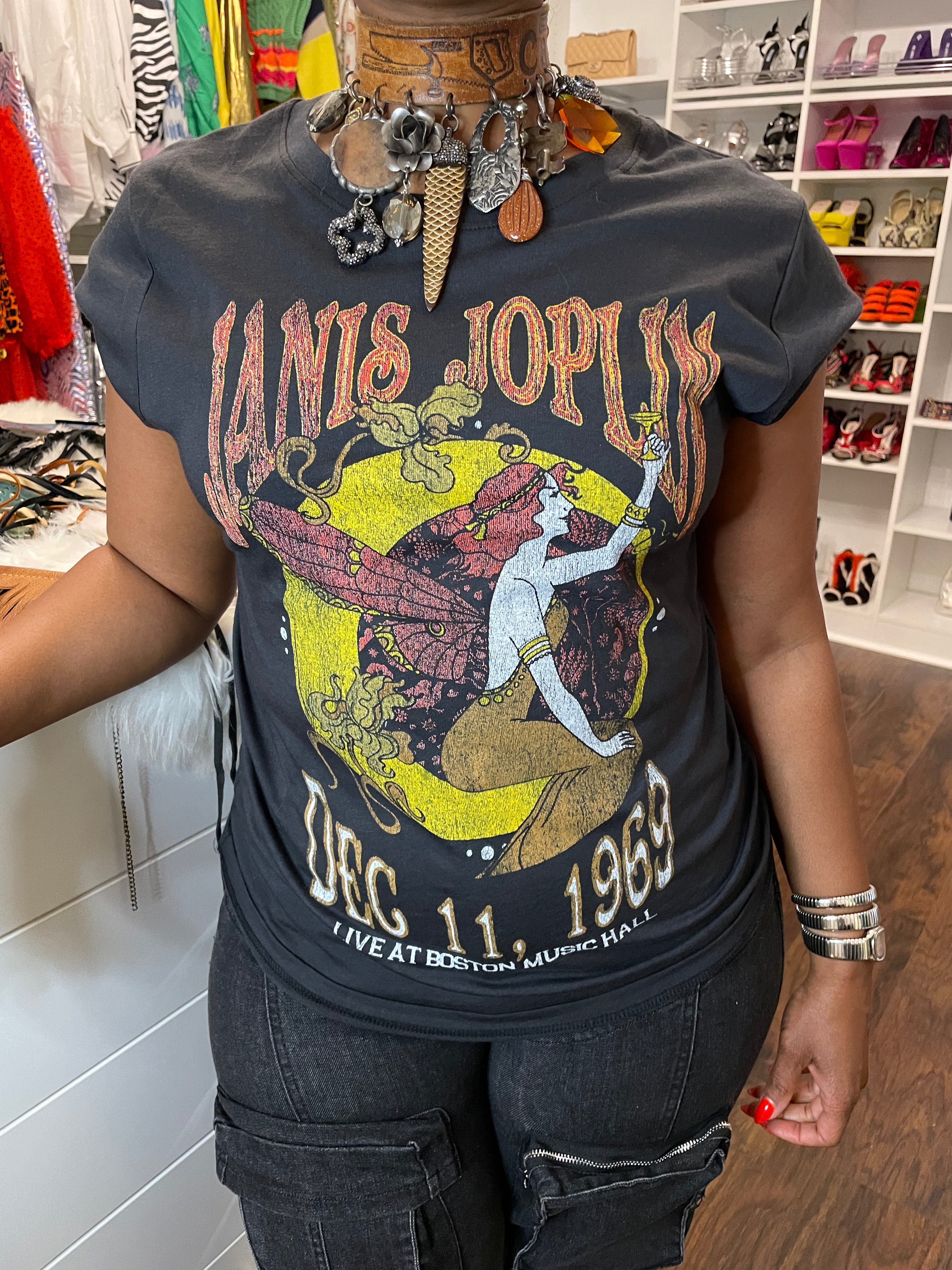 Janis Joplin 1969 graphic Tee | FINAL SALE - The Vault by Sacha