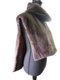 Charcoal Faux Fur Vest - The Vault by Sacha