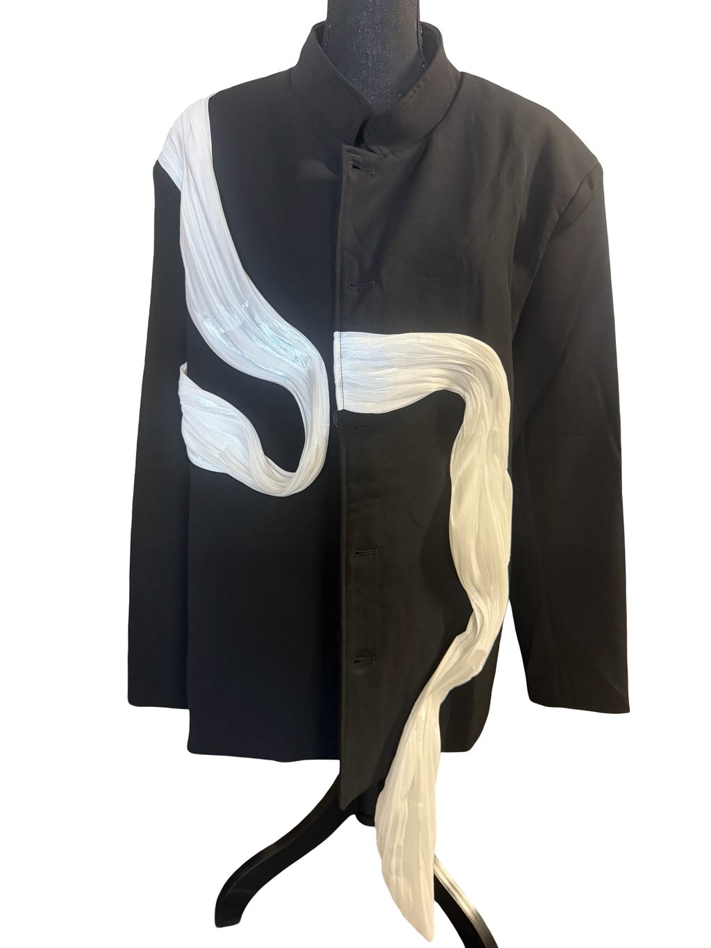 Artistic Black and White Blazer - The Vault by Sacha