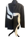 Artistic Black and White Blazer - The Vault by Sacha