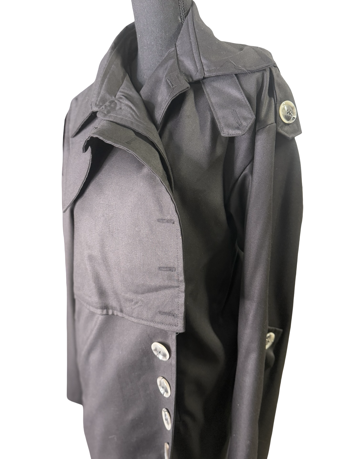 Button-Front Layered Trench - The Vault by Sacha