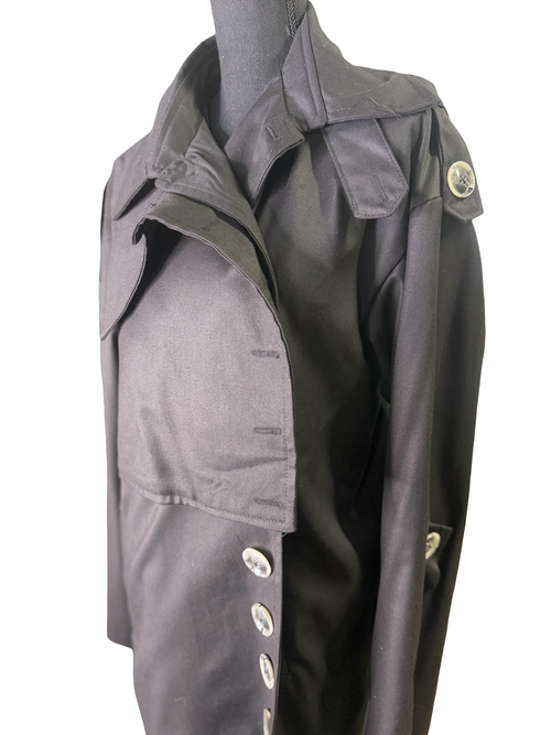 Button-Front Layered Trench - The Vault by Sacha