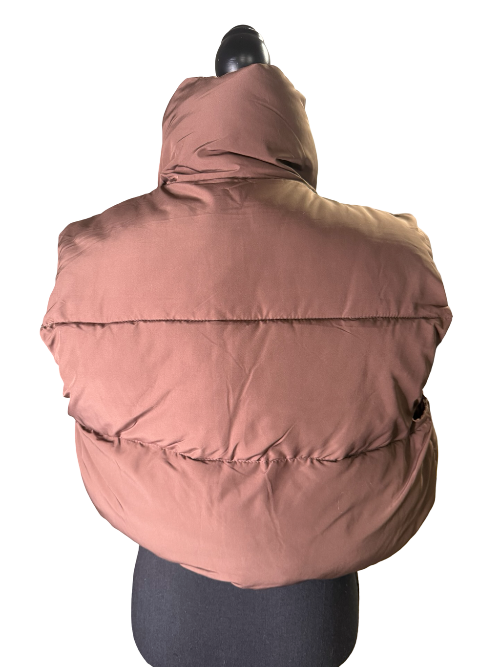 Chocolate Brown Puffer Vest - The Vault by Sacha