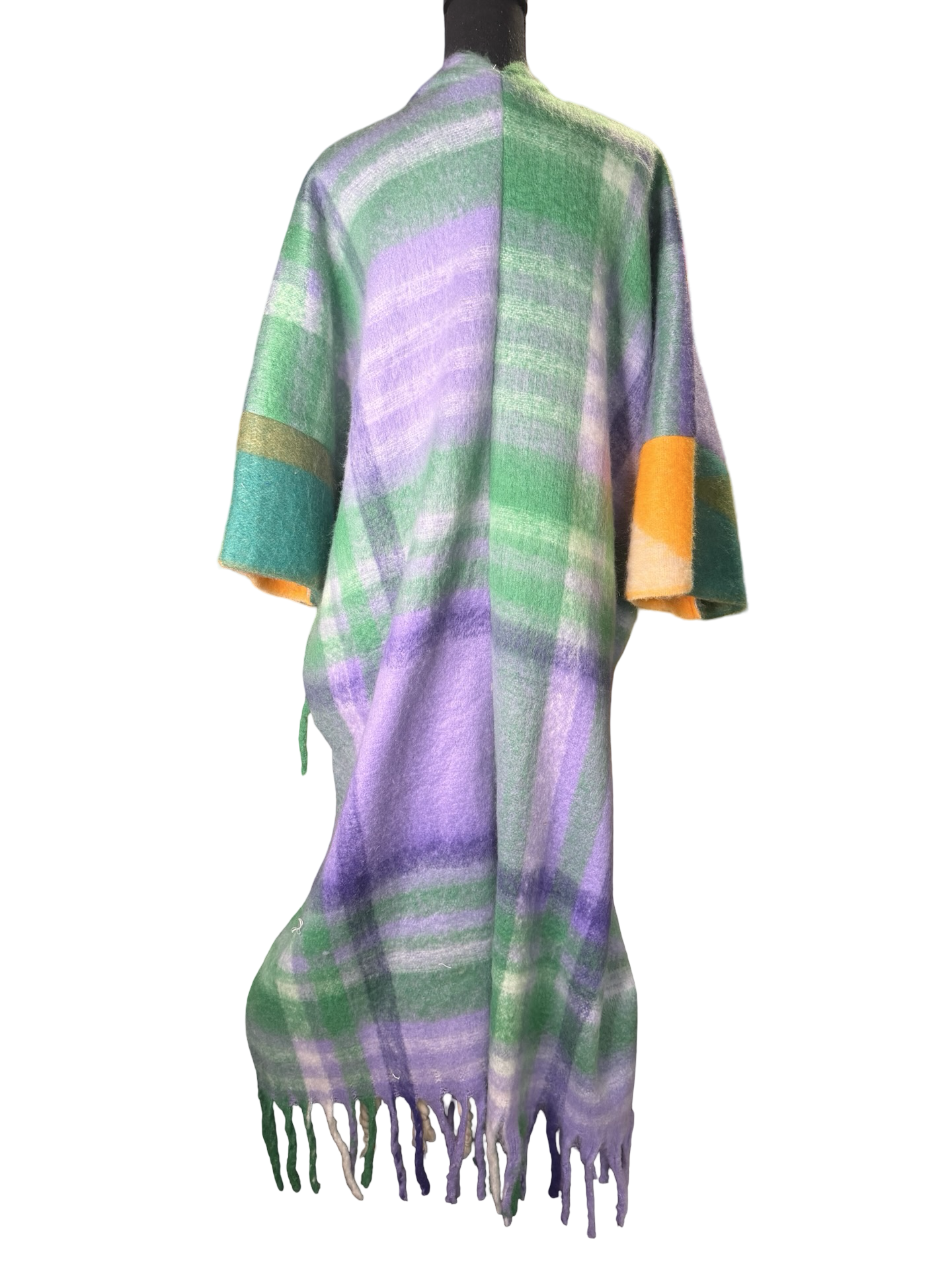 Multicolor Plaid Wrap - The Vault by Sacha